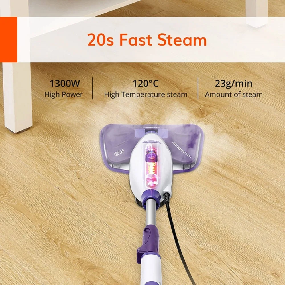 Проводная Паровая Швабра ILIFE S50 бытовой инструмент для уборки объем 23 г/мин 10