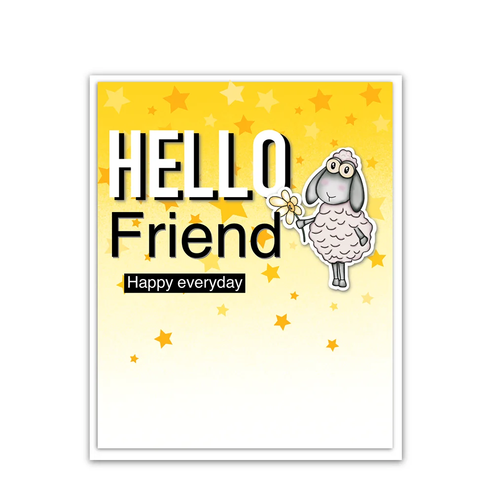 Штампы для вырезания на День святого Валентина прозрачные штампы любовь милая