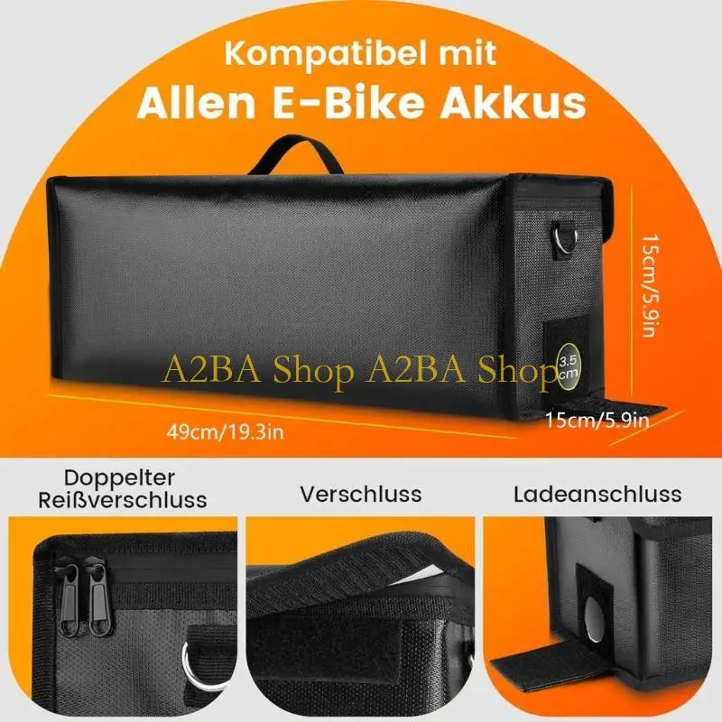 A2BA Безопасный огнестойкий кейс для транспортировки аккумуляторов для хранения электрических циклов (art.: 3920db0338481) - 3920db0338481