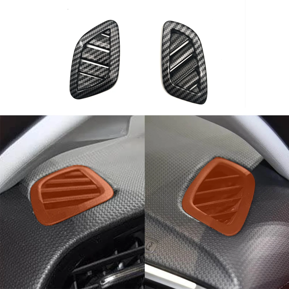 Фото Подходит для Opel Corsa, левый привод автомобиля, передняя розетка для кондиционера, вентиляционная рамка переменного тока, декоративная крышка для салона автомобиля №3