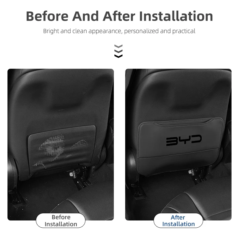 Защита спинки автомобильного сиденья противоударная накладка органайзер для