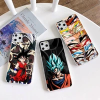 anime dragon ball z son goku phone case for iphone 13 12 11 pro mini xs max 8 7 plus x se 2020 xr silicone soft cover