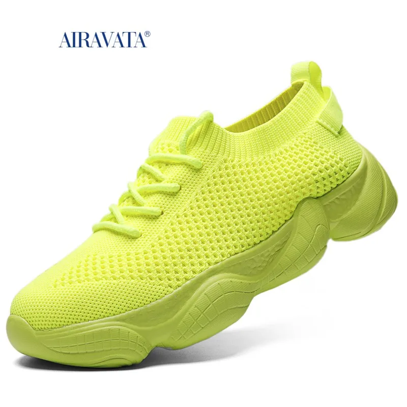 Women's Sneakers Socks Shoes Breathable Knitted Casual Lace up Spring Ladies Shoes Female Students Vulcanized Running Shoes 2022