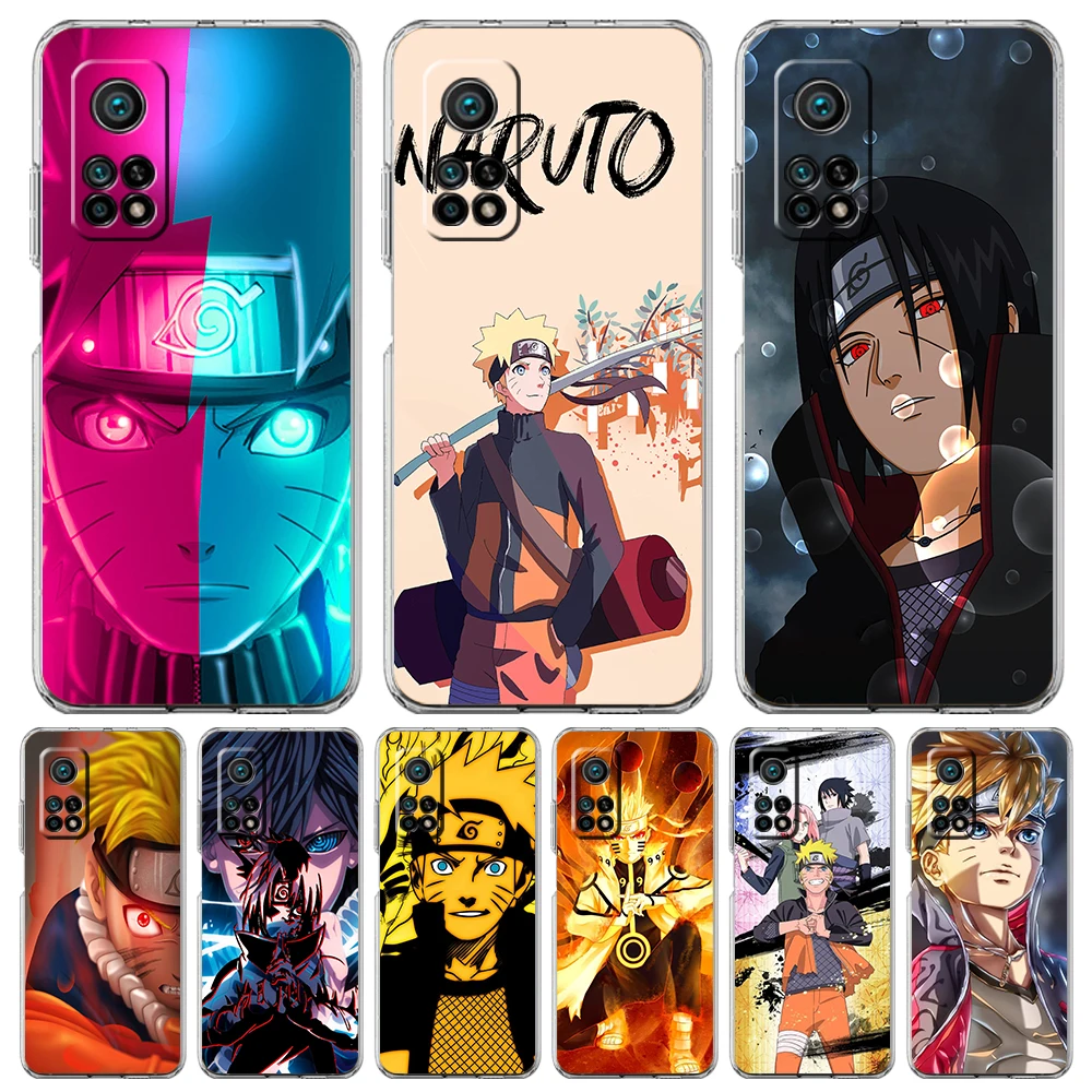 

Чехол для телефона с аниме Наруто для Xiaomi Mi Poco F3 X3 X4 GT NFC M3 M4 11 Ultra 12 11X 11i Pro Lite 5G, мягкий прозрачный чехол