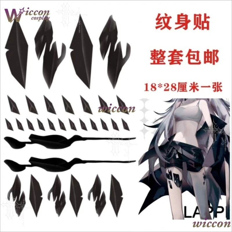 Фото Cos C COS Arknights Lappland The Cadenza Wasteland Ver Набор аксессуаров для ног для косплея, реквизит персонажа из игры Originium, косплей по комиксам. №4