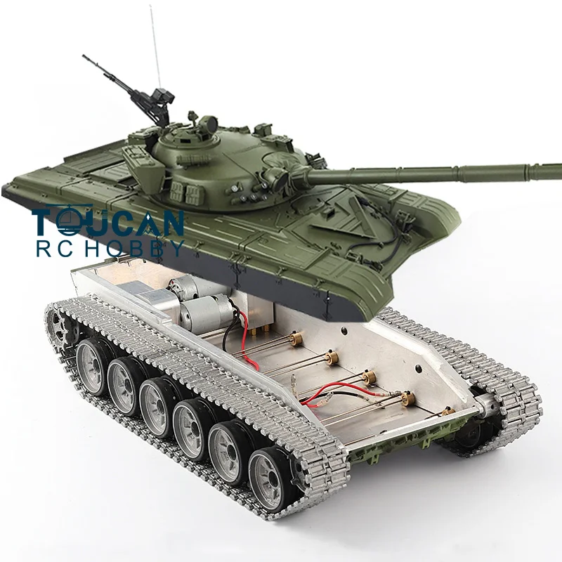Радиоуправляемый танк HENG LONG 1/16 Советского Союза T72 TK-7.1 3939 с металлическим шасси