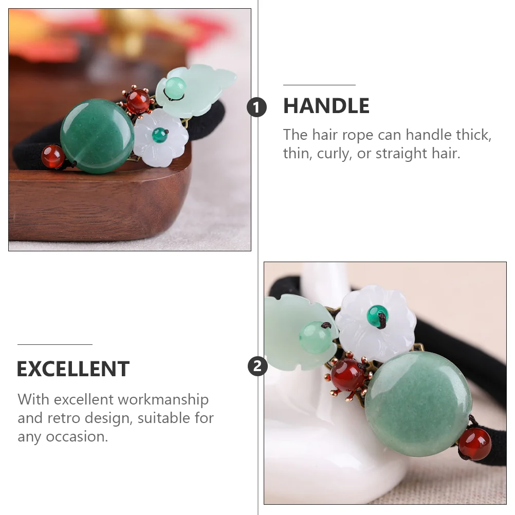 Резинка для волос резинки с хвостиком шикарные женские ленты Hanfu ретро Liuli