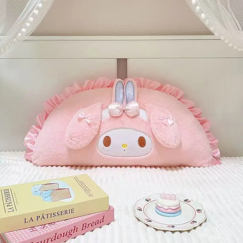 Фото Мягкая подушка-спинка Kawaii Sanrio My Melody для кровати, общежития, эркера, с милым дизайном для девочек №4
