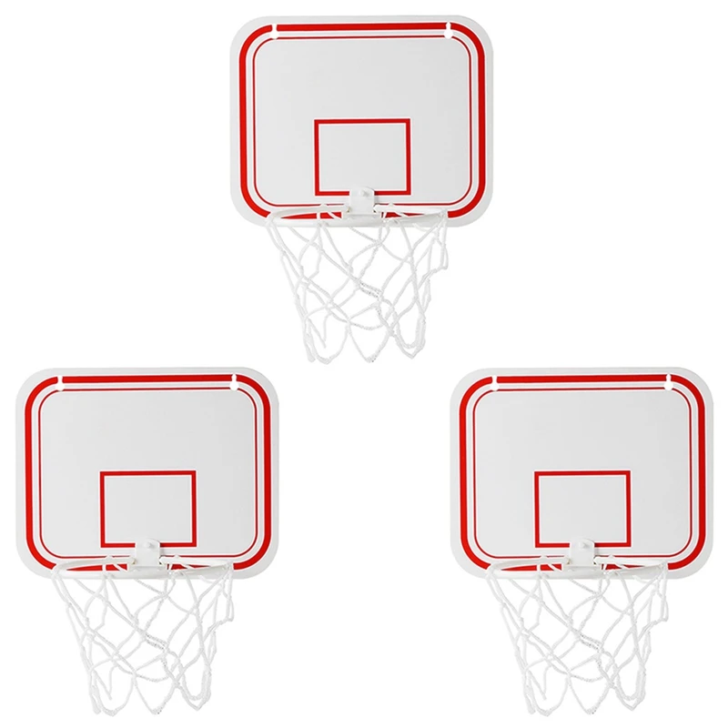 

3X Sport Office Basketball Hoop Clip For Trash Can Basketball Game Small Basketball Board Clip For Waste Basket