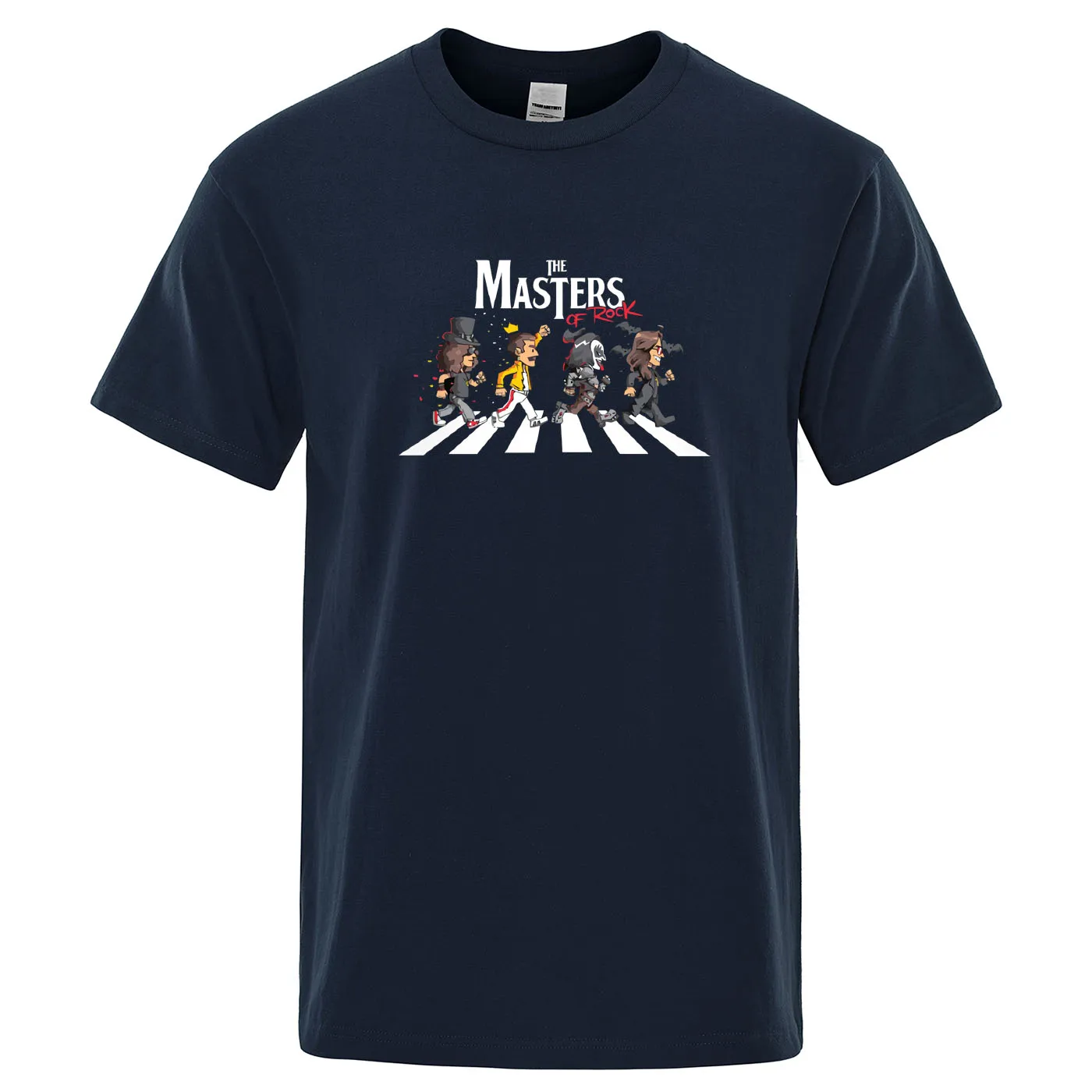 

Freddie Mercury T-Shirt Fan Queen The Masters of Rock Road Men's Print T Shirt Short Sleeve Summer Cotton Clothing Tops Tee