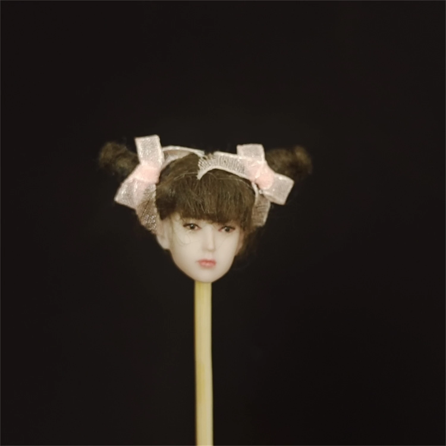 Масштаб 1/12 двойной шарик волосы голова Лори резная модель игрушки сделай сам 6