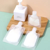 3050100ml reusable travel size leakproof refillable pouches cosmetic containers shampoo lotion liquid dispenser packaging