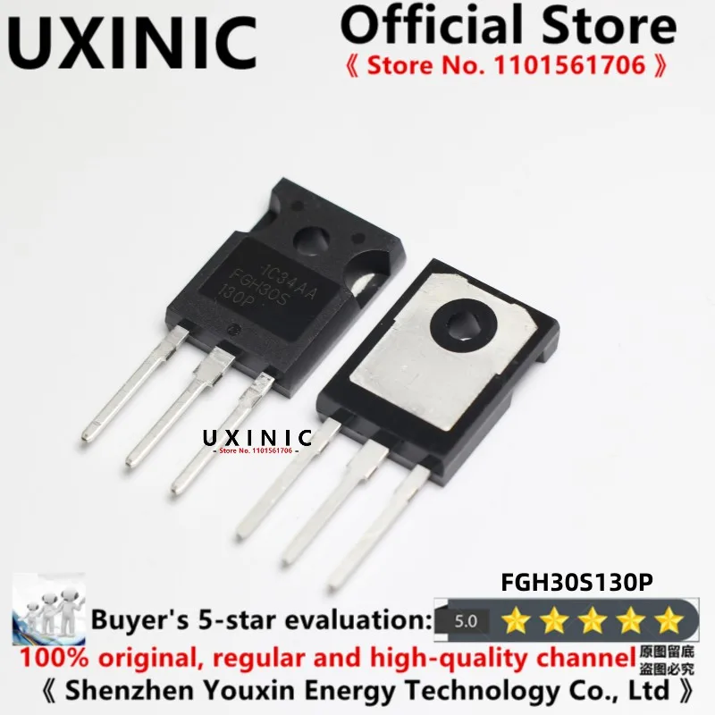 

UXINIC 100% новая импортная оригинальная FGH30S130P FGH30S130P IGBT силовая трубка 30 А 1300 в