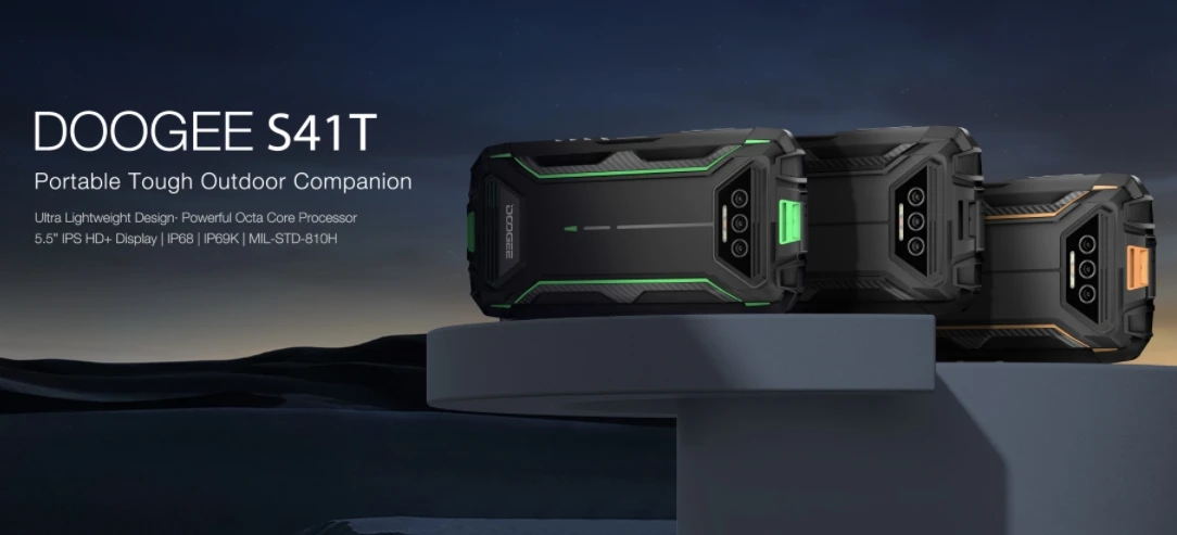 DOOGEE S41T смартфон экран 2024 дюйма 4 Гб + 64 ГБ