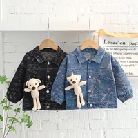 baby boys coats spring autumn toddler fashion cute outerwear denim clothing for newborn bebe infants cartoon jackets outfits 3y