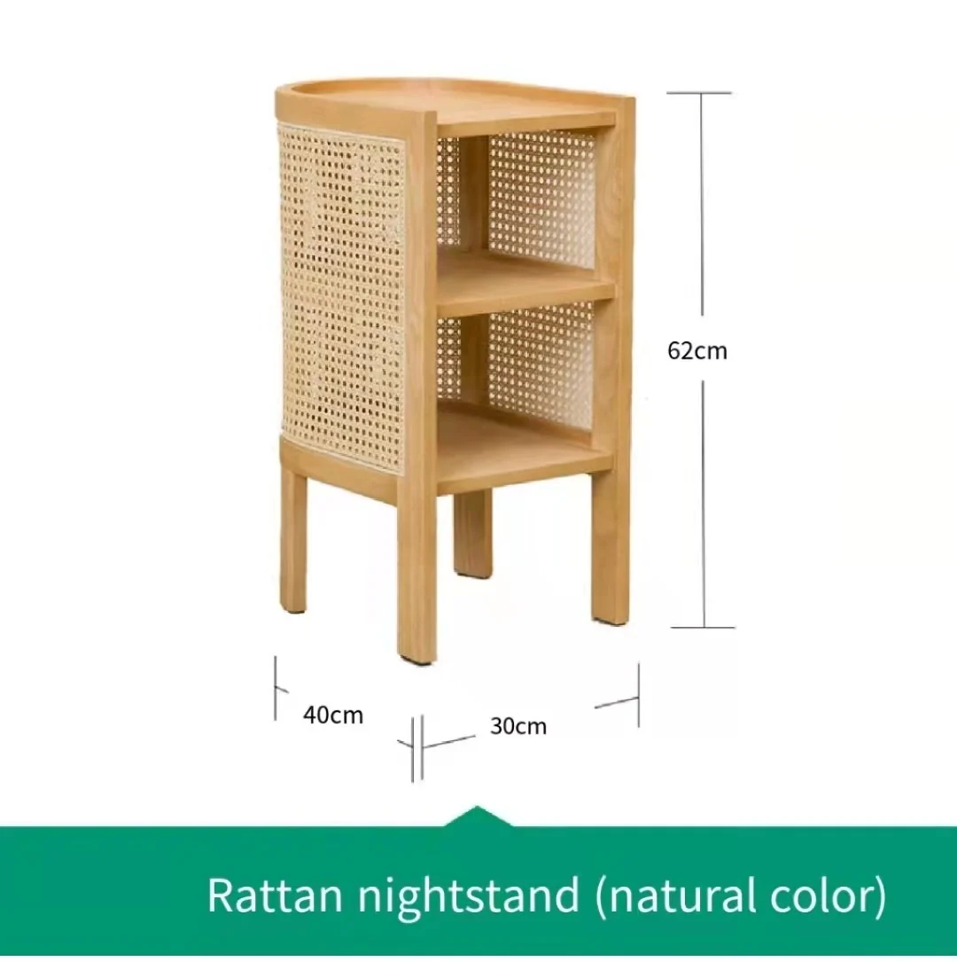 Деревянный тростник Louis Fashion из натурального дерева прикроватный шкаф для
