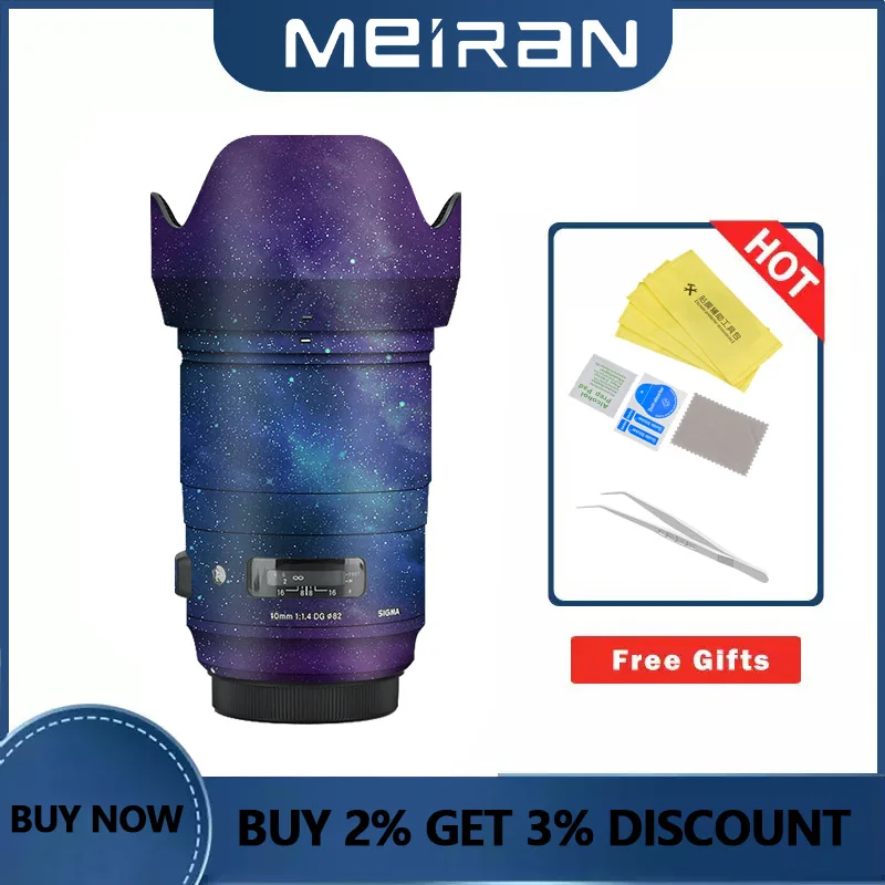 

For Sigma EF40 F1.4 art Mount Lens Skin Decal Sticker Wrap Film Anti-scratch Protector Cover Case Camera Accessories