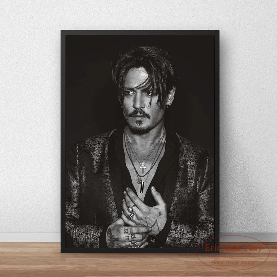 

Jack Sparrow Actor Johnny Depp Posters And Prints Wall Art Canvas Painting Pictures New Nordic Style Aesthetic Room Decor Plakat