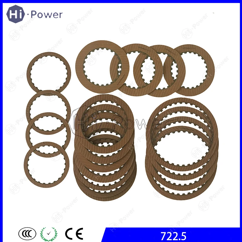 

Фрикционная пластина автоматической коробки передач 722.5 для Mercedes-Benz S320, SL320, 300, 300SL, 350, 3.0L. Комплект дисков сцепления для коробки передач 722.5.