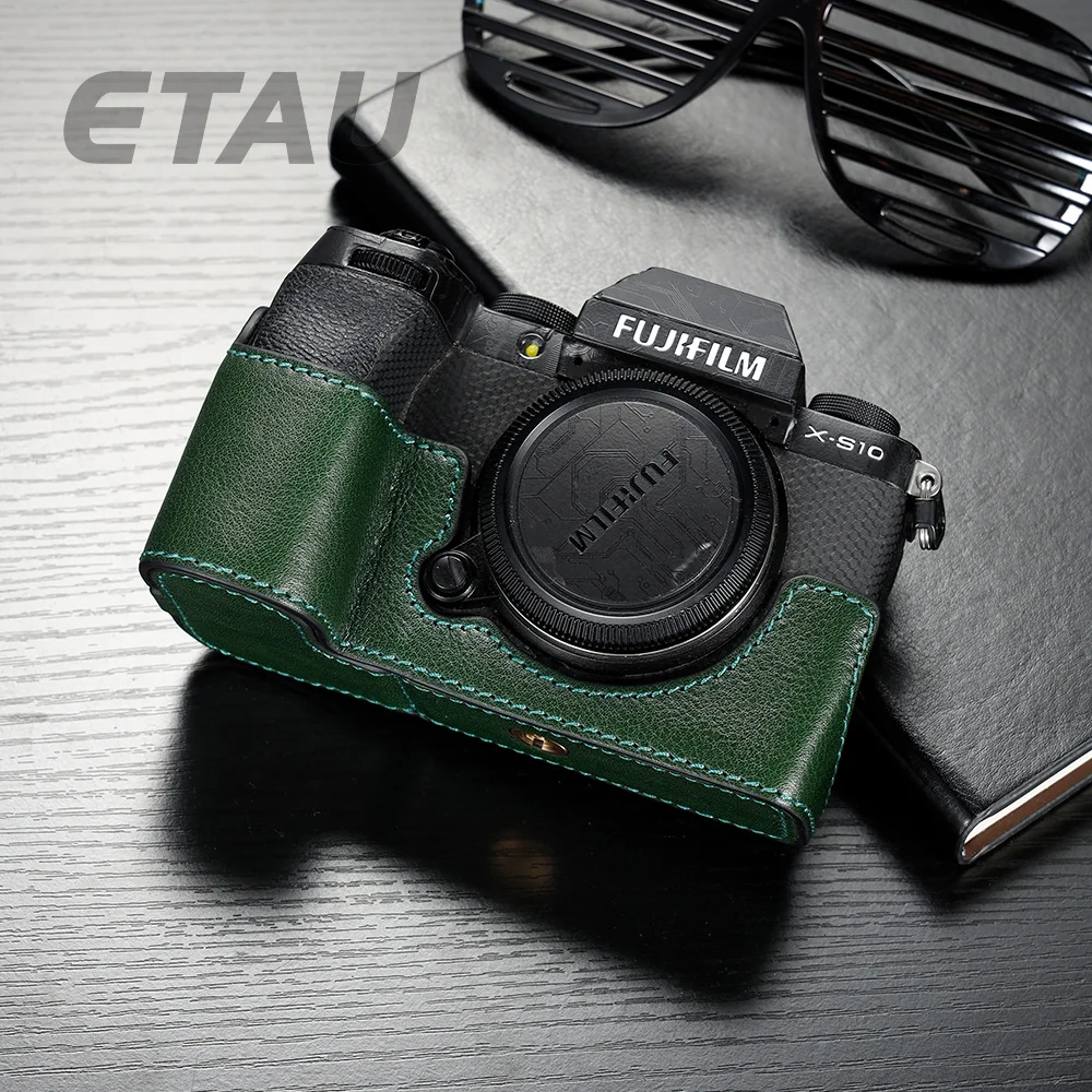 

Чехол для Камеры ETAU XS10 ETAU из натуральной кожи с ручкой, полусумка для Fujifilm XS10, боди для камеры