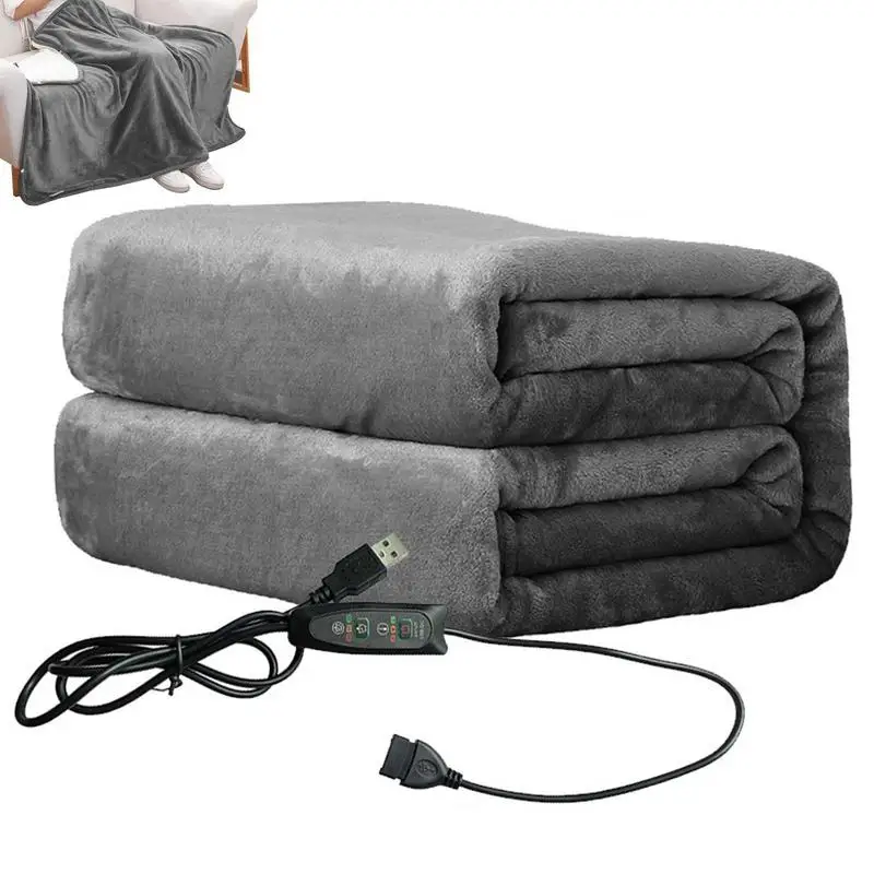 

Hot Heated Blanket Queen Size Machine Washable Electric Blanket Winter Indoor Must Have Accessories Suit For Staying At Bed Sofa