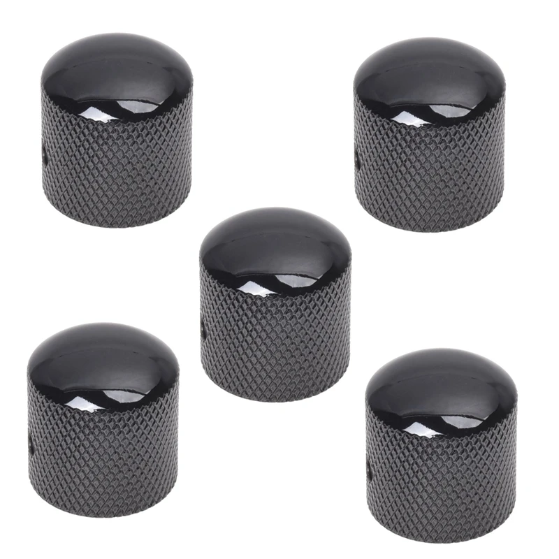 

5X Black Electric Guitar Volume Tone Control Knob