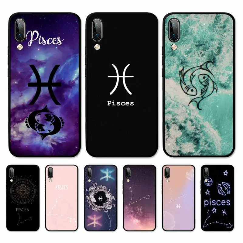 

Constellation Pisces Phone Case for Vivo Y91C Y11 17 19 17 67 81 Oppo A9 2020 Realme c3