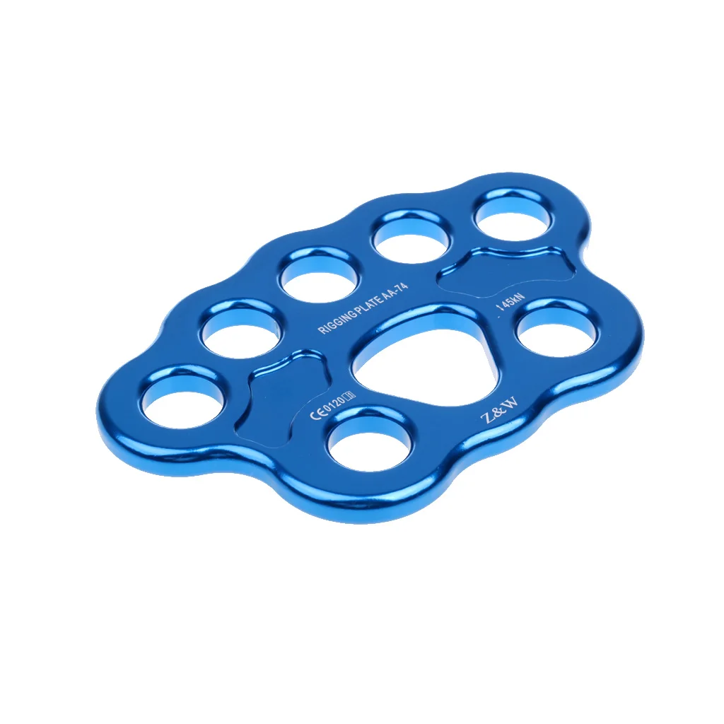 

45KN Paw Rigging Plate with Multiple Anchor Holes for Caving Climbing