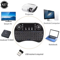 i8 wireless keyboard backlit 2 4ghz mini english russian touchpad keyboard air mouse remote control for laptop tv box projector