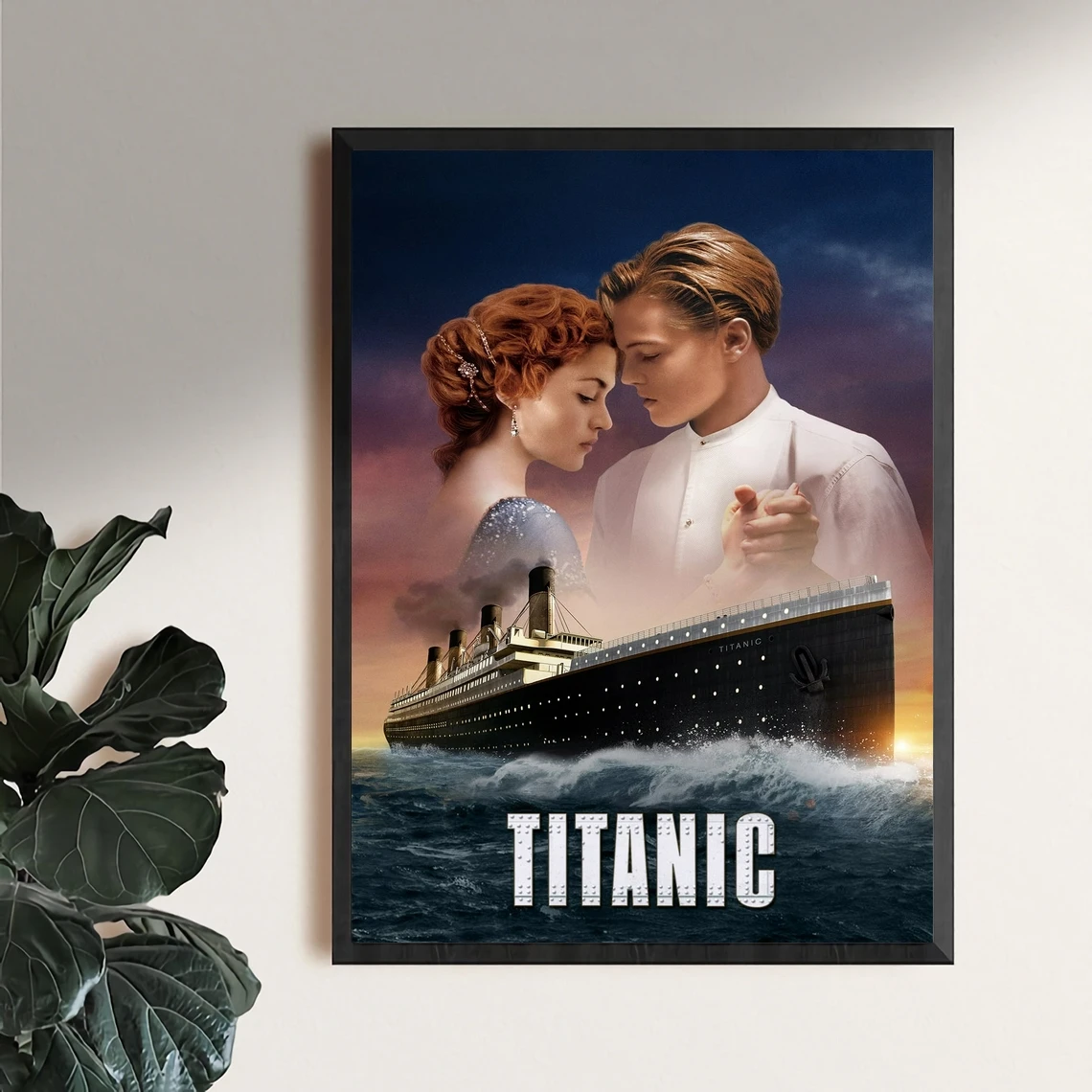 

Классический постер фильма «Титаник» (1997), художественная Обложка со звездой и актером, печать на холсте, декоративная живопись (без рамки)