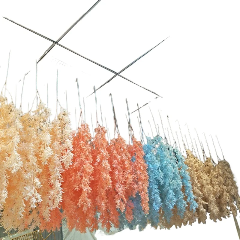 106 см мини-трава висит искусственное растение украшение стены фон ротанга