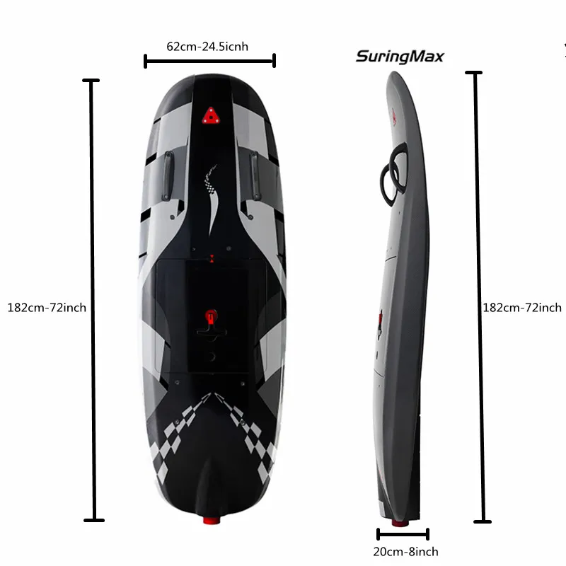 Фото Электрическая доска для серфинга Water Electric Surfboard, 12 кВт, с гидроприводом, для серфинга стоя, бодиборд, аквапривод, джет-серфборд, бугиборд, Ocean S №4