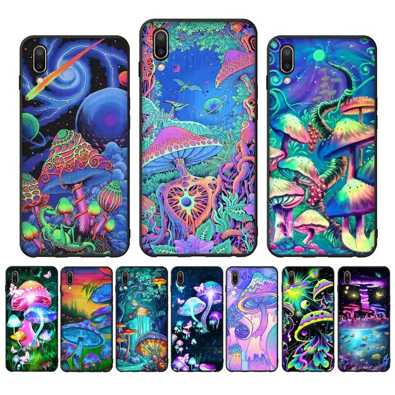 

Weird Trippy Mushroom Phone Case for Samsung A51 A30s A52 A71 A12 for Huawei Honor 10i for OPPO vivo Y11 cover