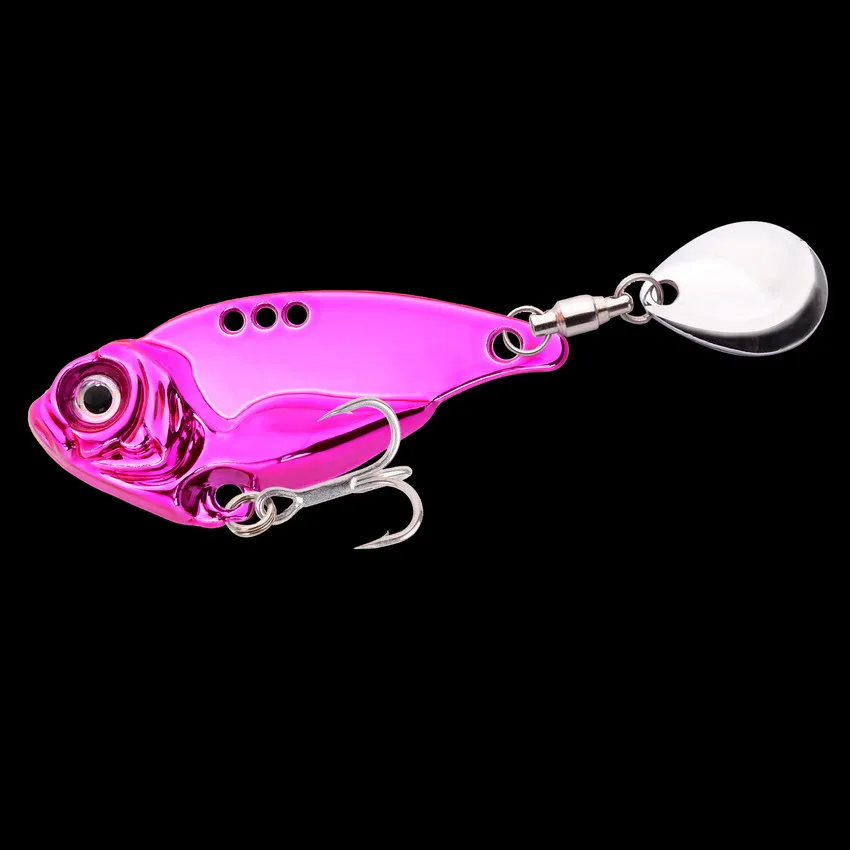 

1Pcs 7/10/15/20g Rotating Metal VIB vibration Bait Spinner Spoon Fishing Lures Jigs Trout Winter Fishing Hard Baits Tackle Pesca