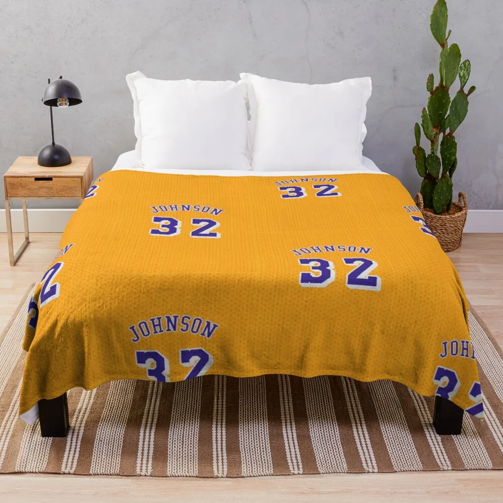 

Мягкое Клетчатое одеяло Magic Johnson из Джерси