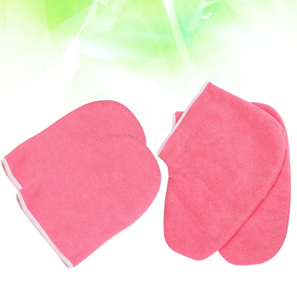 

1 Set of Wax Therapy Accessories Paraffin Therapy Foot Covers Set Wax Bath Foot Strap Mitten Kit
