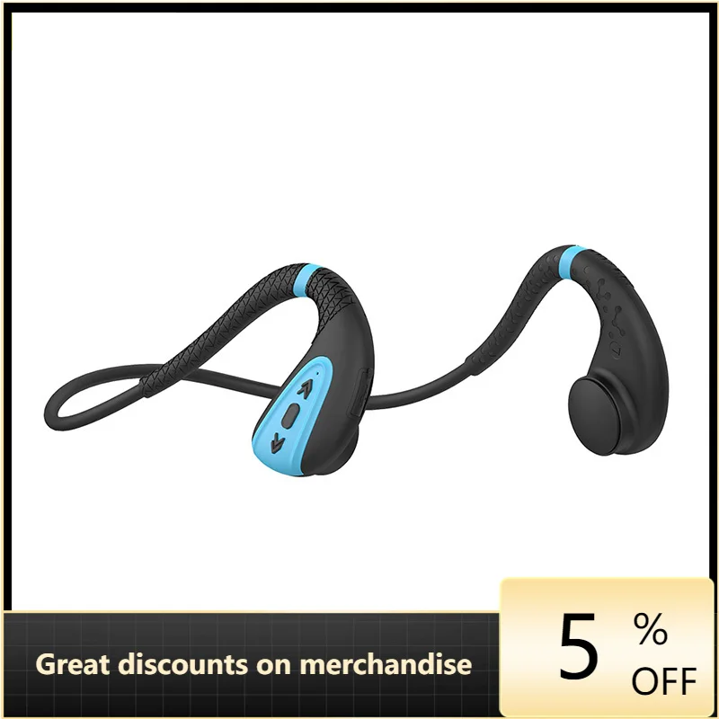 

Q1 Bone Conduction Earphones Outdoor Sport IPX8 Waterproof Built-in 8G Memory MP3 Music Player Headphone Swimming Diving Headset