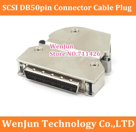MD50M-75AL SCSI DB50pin соединитель, железная оболочка типа HPDB50 Pin HPDB 50Pin Cored Wire Male Connector Cable Plug