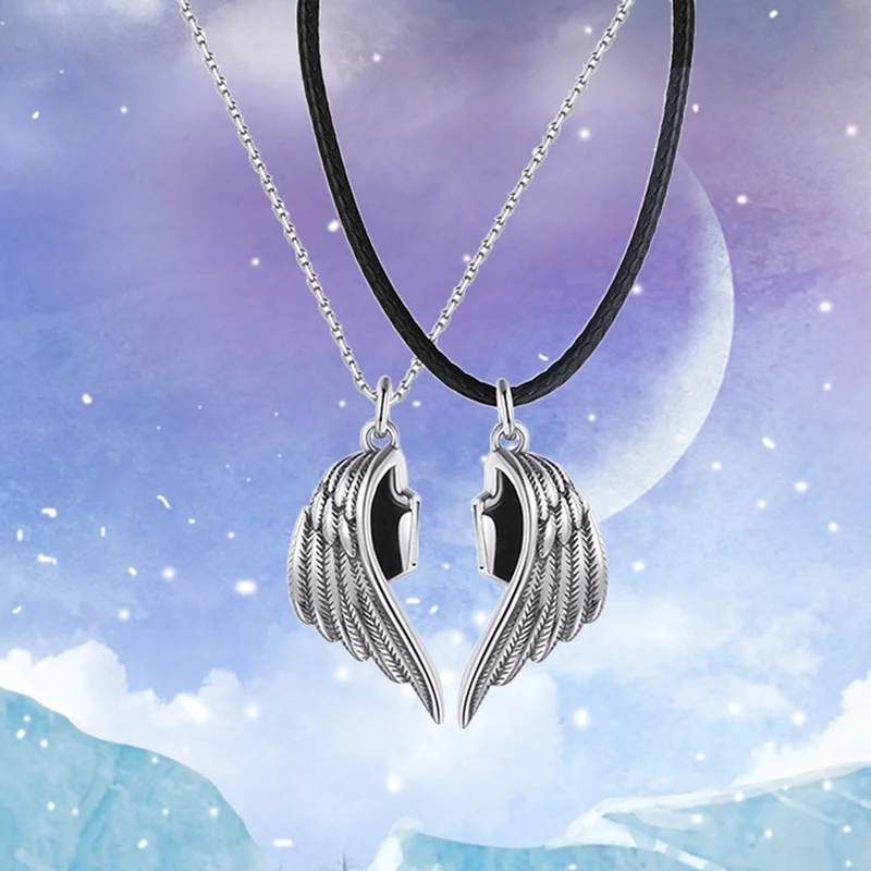 Новинка Модная креативная Ретро Магнитная притягивающая парная Демон Ангел