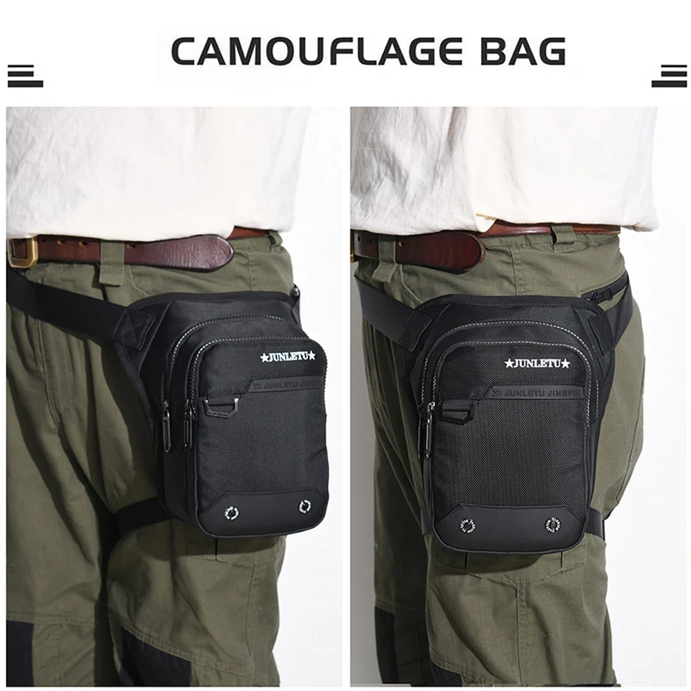 

Motorcycle Riding Leg Bag Leg Side Bag Tactical Military Close-fitting Large-capacity Outdoor Sports Waist Bag Waterproof