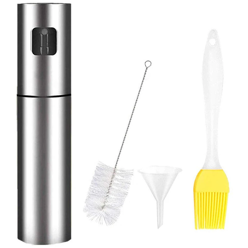 

Upgraded Olive Oil Sprayer,Stainless Steel Oil Dispenser Spray Bottle For Kitchen Vinegar Spraying Cooking Salad Barbecue Grills