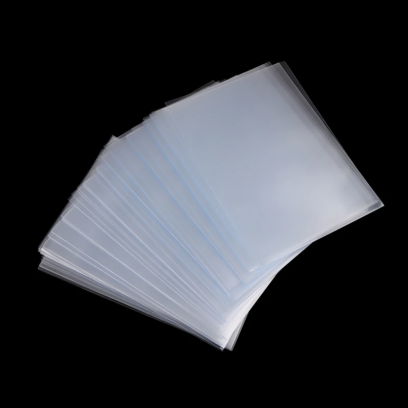 100 шт. Прозрачный чехол для развлекательных карт защитный внутренние рукава 65x90