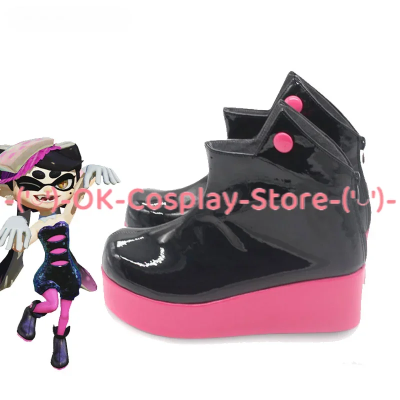 Обувь для косплея Кэлли и мерцания финального Splatfest Аниме Косплей Реквизит