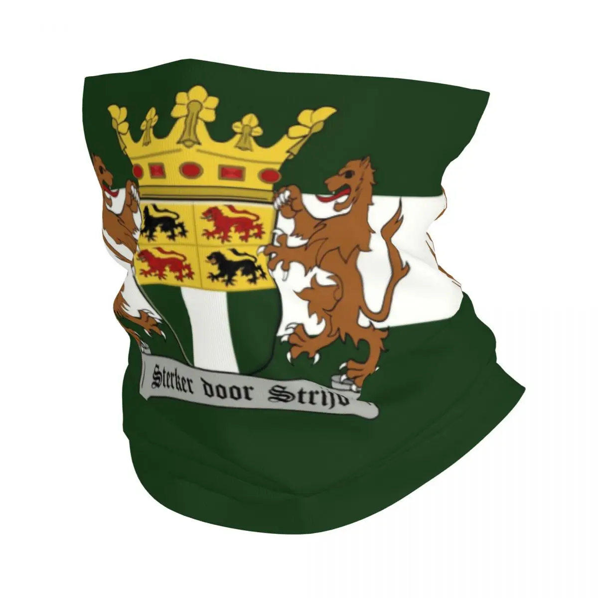 

Wapen Van Rotterdam Bandana Neck Warmer Women Men Winter Hiking Ski Scarf Gaiter Rotterdam Coat Of Arms Holland Flag Face Cover