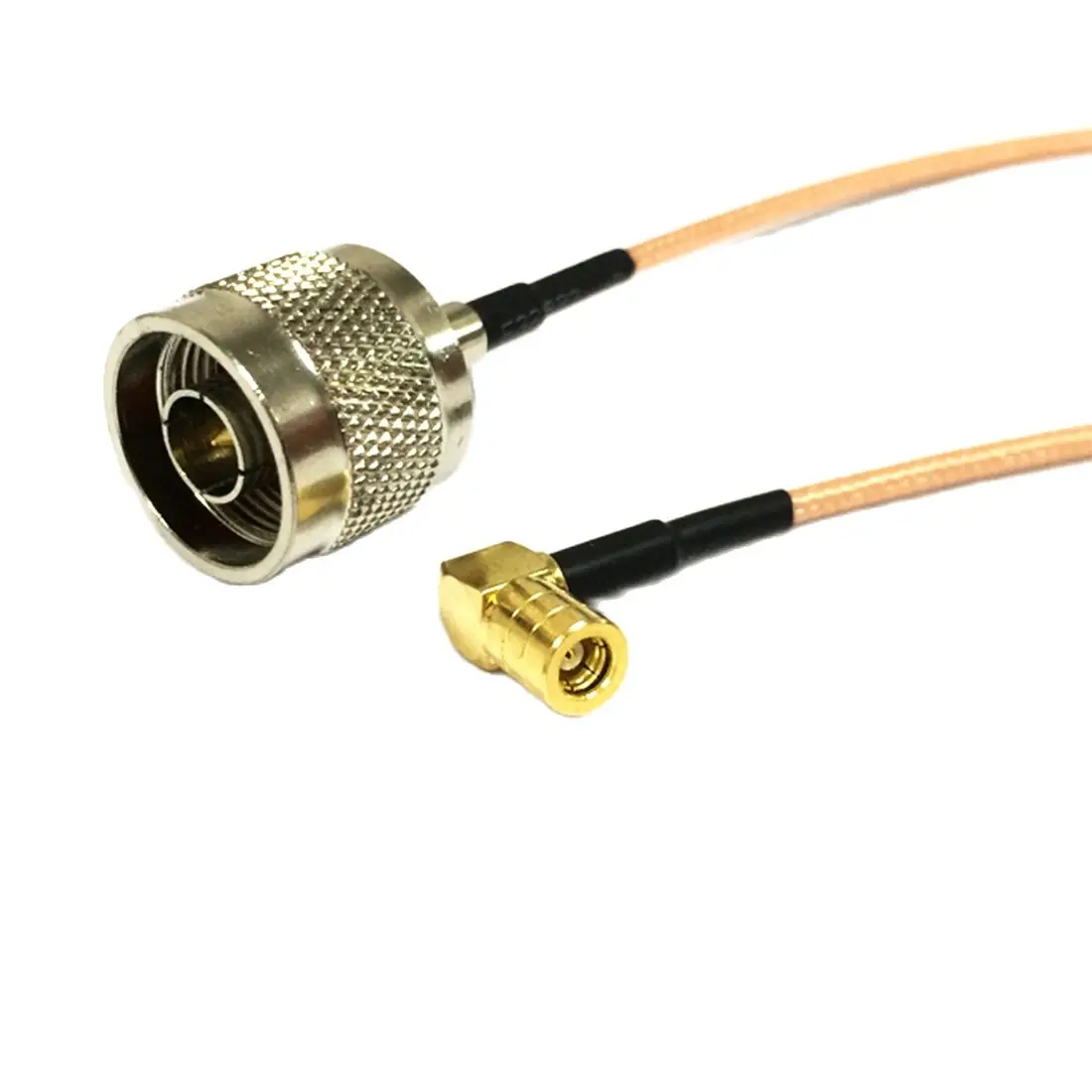 

N Type Male/ Female Bulkhead To SMB Right Angle RF Cable Adapter RG316 15cm For Wireless Router Wholesale NEW