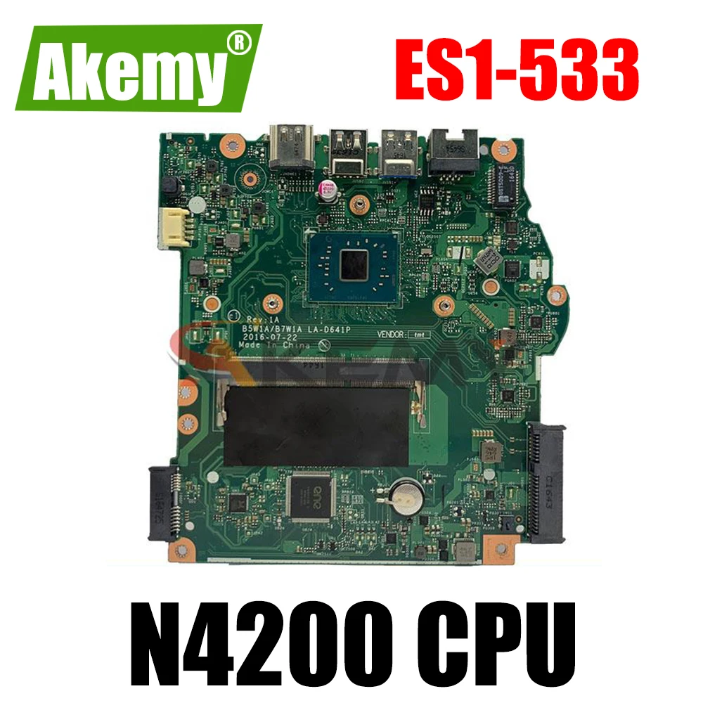 

for Acer Aspire ES1-533 notebook motherboard NBGFT1100D / NBGH411001 ( with N4200 CPU ) Perfect test OK