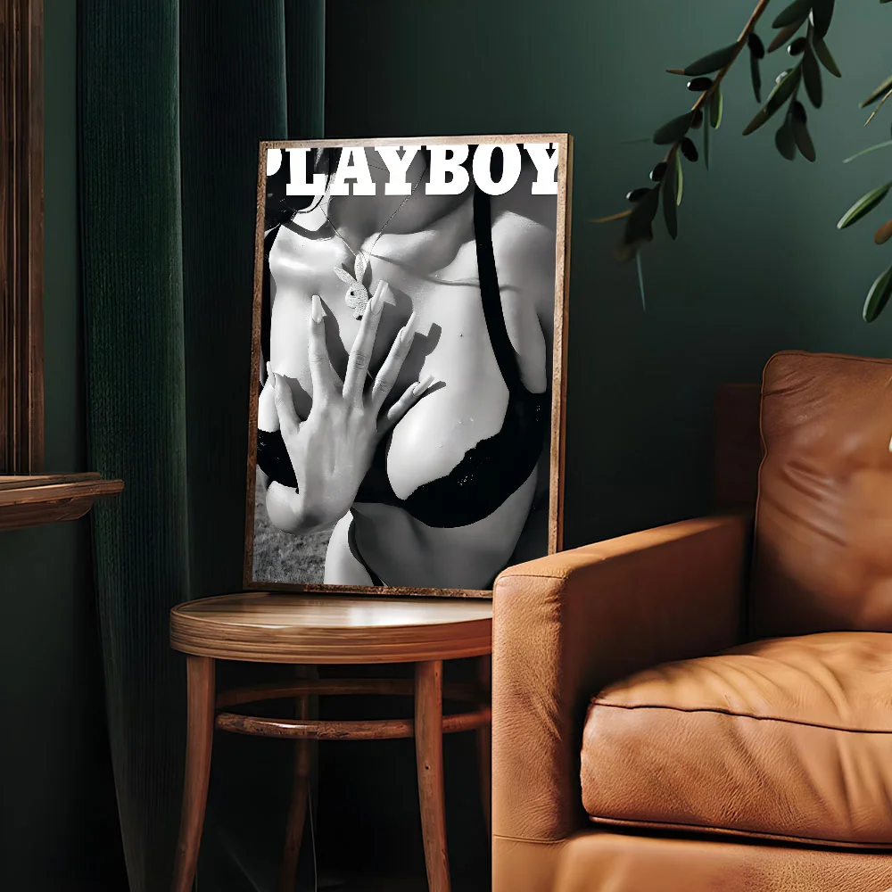 1 Шт. Ретро-стиль Плакат Playboy Наклейка Сделай Сам Настенное Искусство