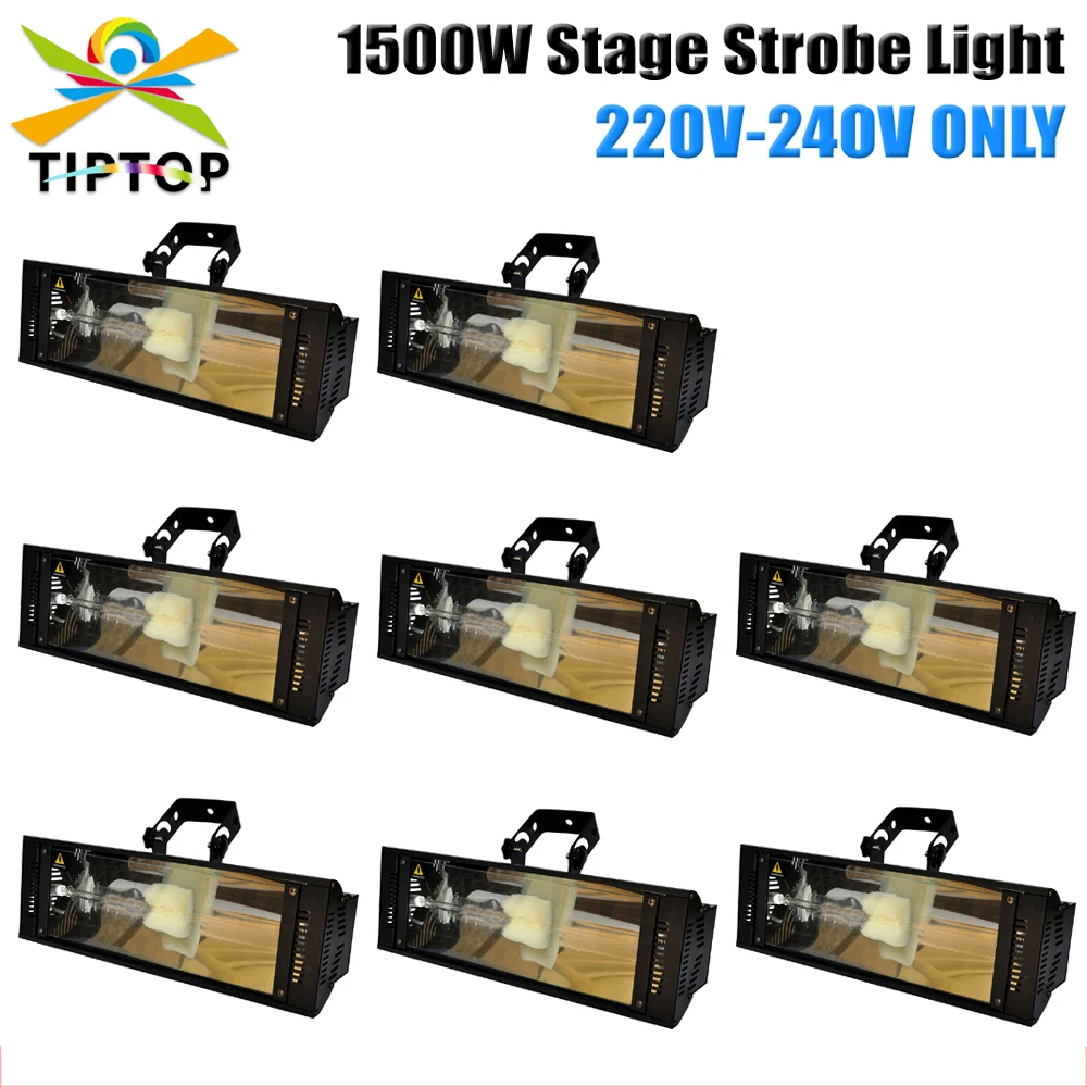 

Дискотечный светильник TIPTOP, 1500 Вт, белый стробоскоп, музыка, звуковая активация, мигающий сценический светильник, рождественские украшения для дома