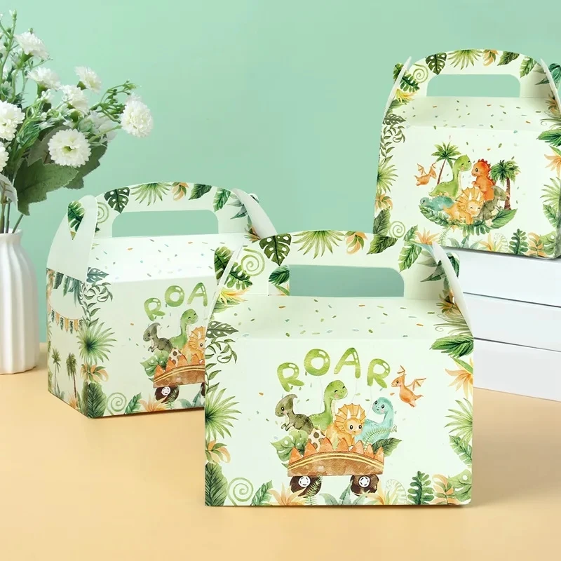Динозавр конфеты подарочные коробки динозавр рандый Декор джунгли сафари товары