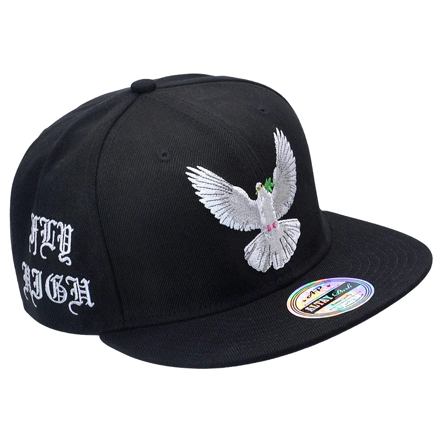 Классическая шляпа в стиле хип-хоп с плоскими полями голубя оливковая ветка